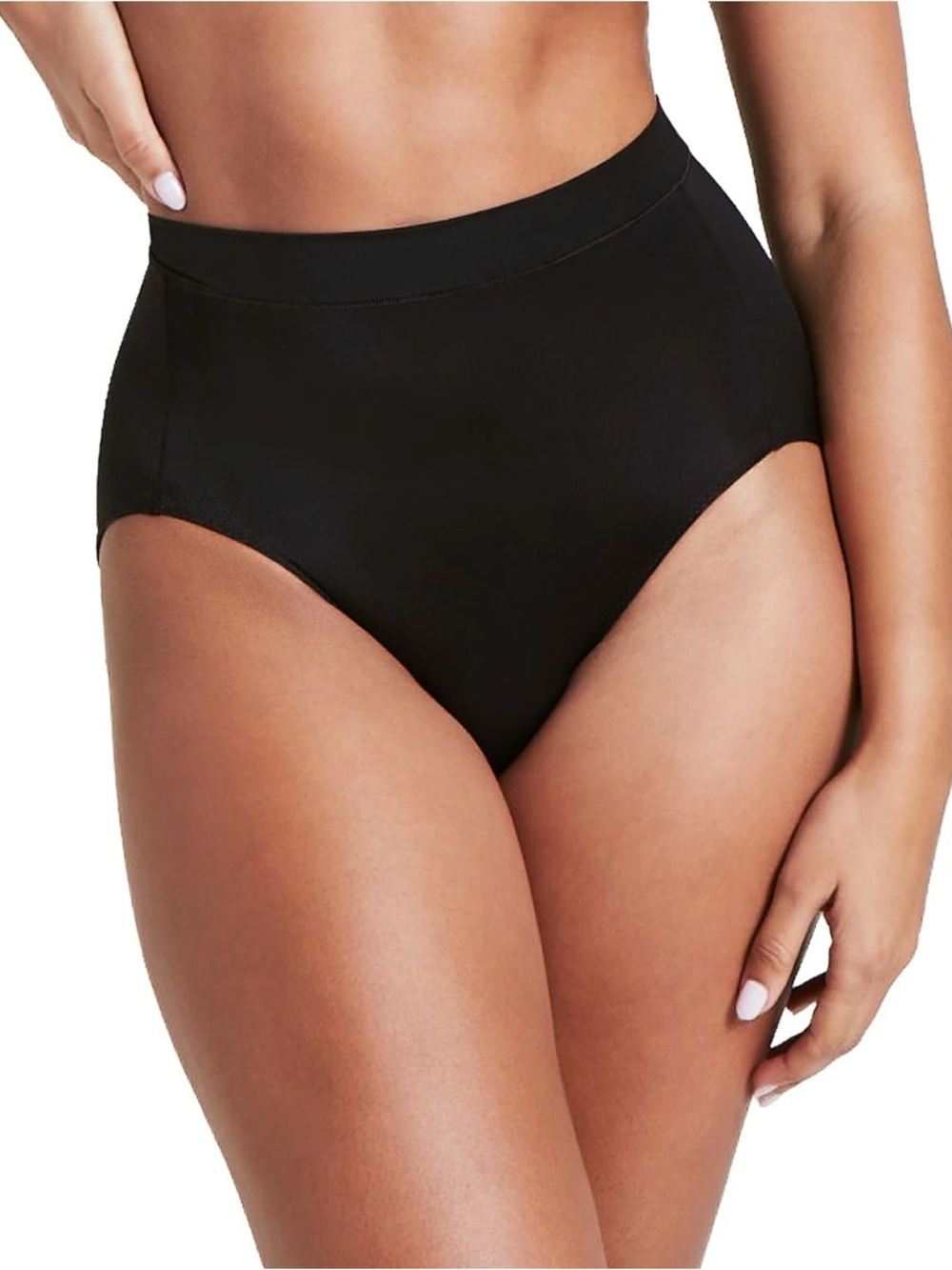4/$20 - NWT SPANX Red Hot Black Briefs “A Little” Shaping Level (small)